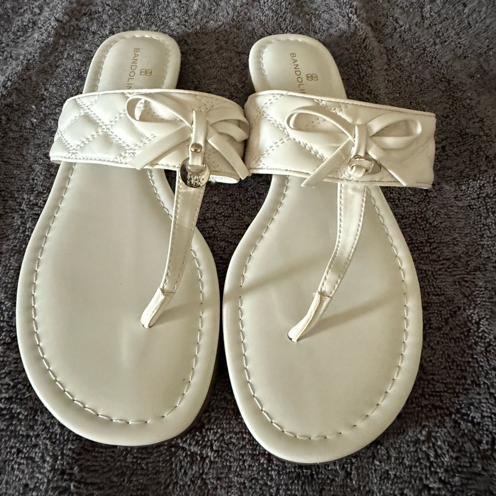 Bandalino Cream Sandals